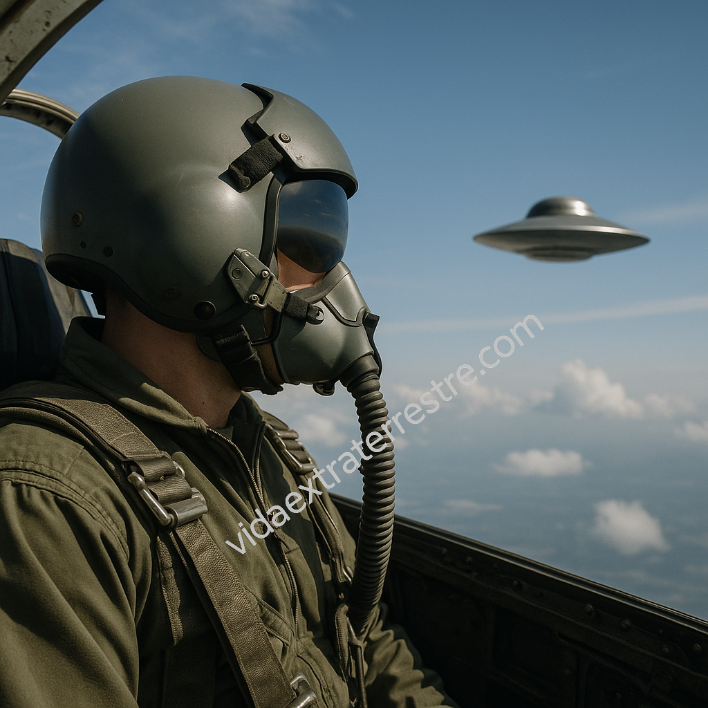 avistamiento ovni de piloto de jet, imagen hecha por vidaextraterrestre.com