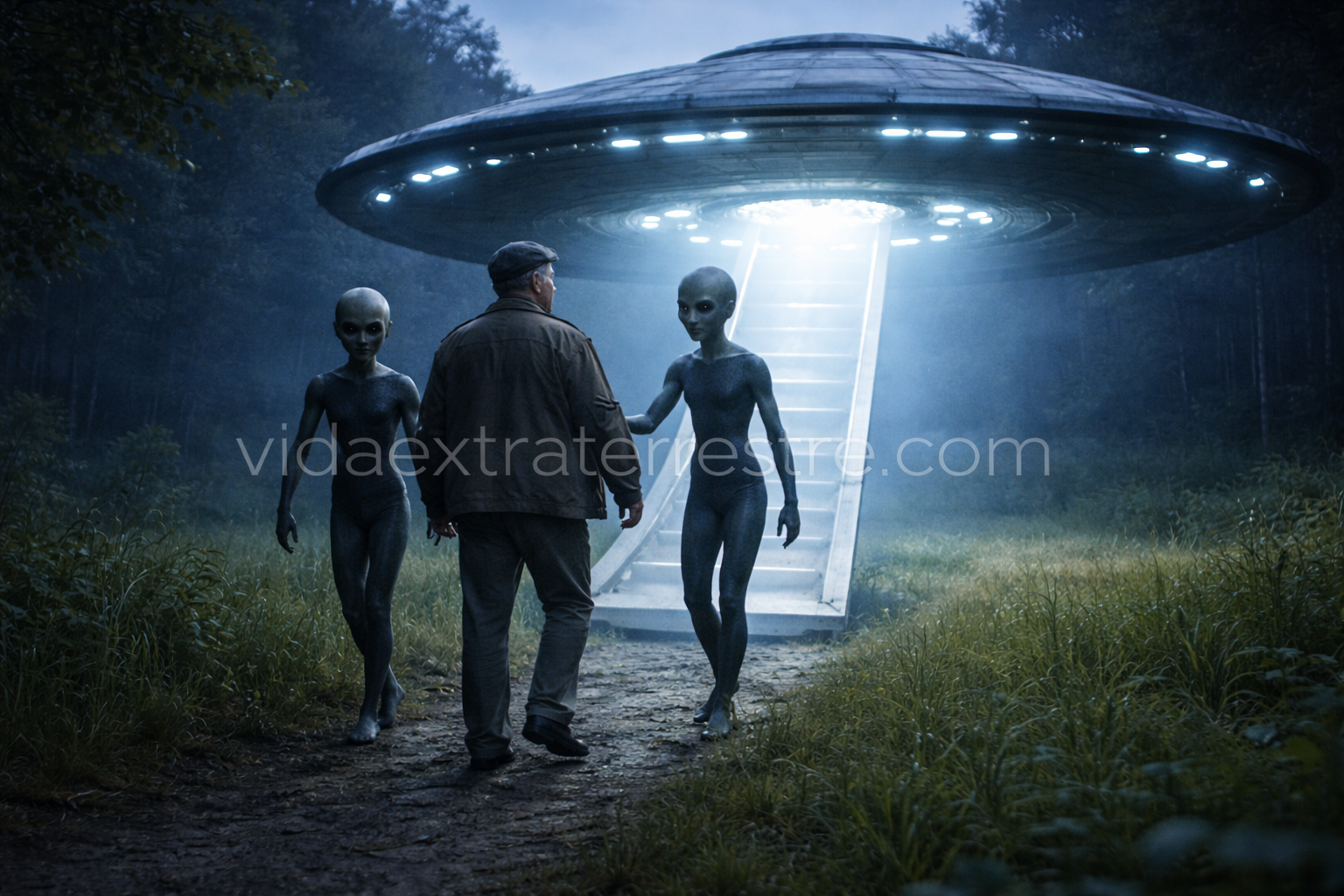 Abducción de Emilcin,imagen creada por vidaextraterrestre.com