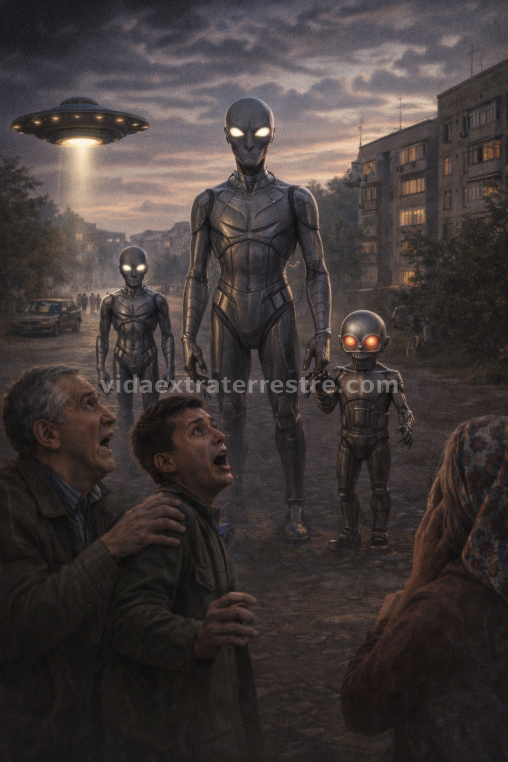 alien de voronezh armadura metalica, imagen creada por vidaextraterrestre.com