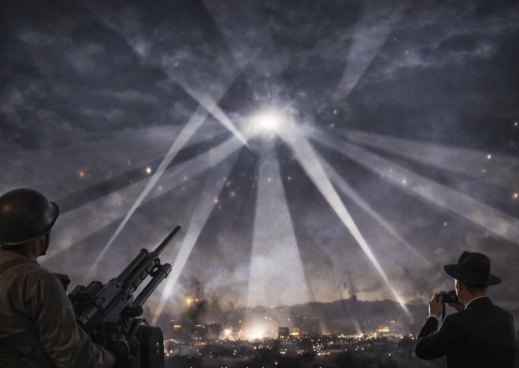 batalla de los angeles, imagen creada por vidaextraterrestre.com