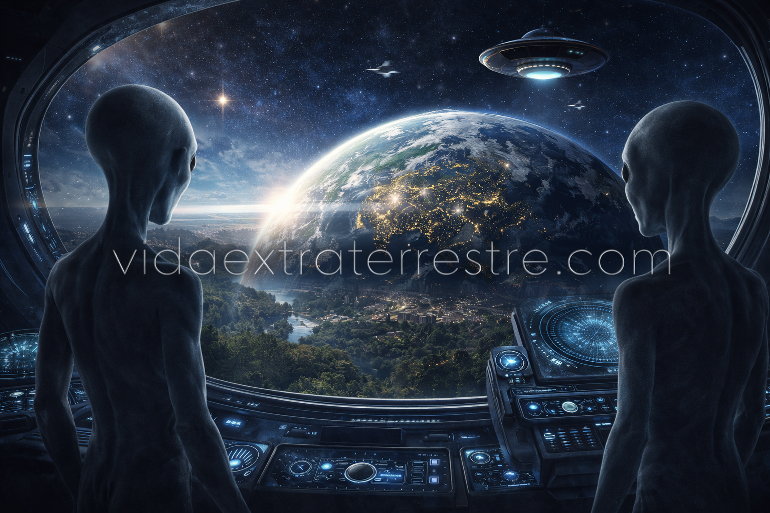 Teoría del zoo cósmico,imagen creada por vidaextraterrestre.com